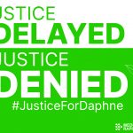 Justice Delayed is Justice Denied card - GREEN