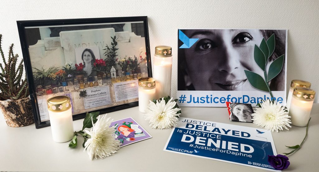 Virtual vigil for Daphne Caruana Galizia