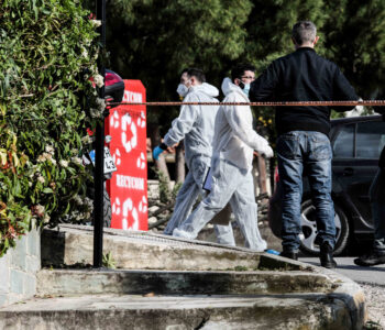 Athens, Greece - Murder of Greek journalist Giorgos Karaivaz in Alimos