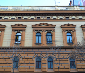 Ministry of Justice building in Belgrade, Serbia. February 18, 2021. Shuutertock/Ilapinto