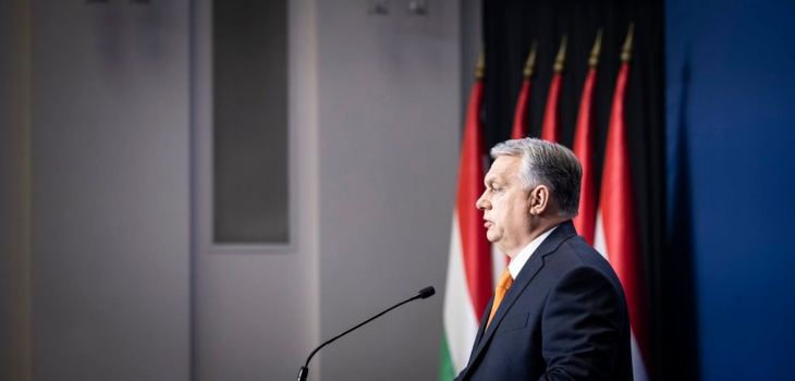 Hungarian Prime Minister Viktor Orbán, Budapest, Hungary, 06 April 2022, three days after winning the general elections. EPA-EFE/Zoltan Fischer