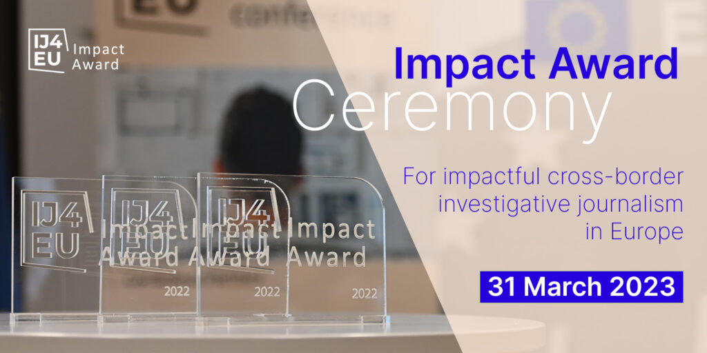 Ten cross-border investigations have been shortlisted for the third annual IJ4EU Impact Award, celebrating excellence in cross-border watchdog journalism in Europe.