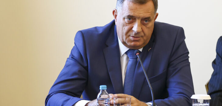 Serb Member of the Presidency of Bosnia and Herzegovina Milorad Dodik