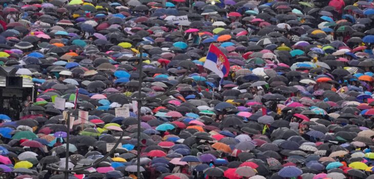 Belgrade, Serbia protests