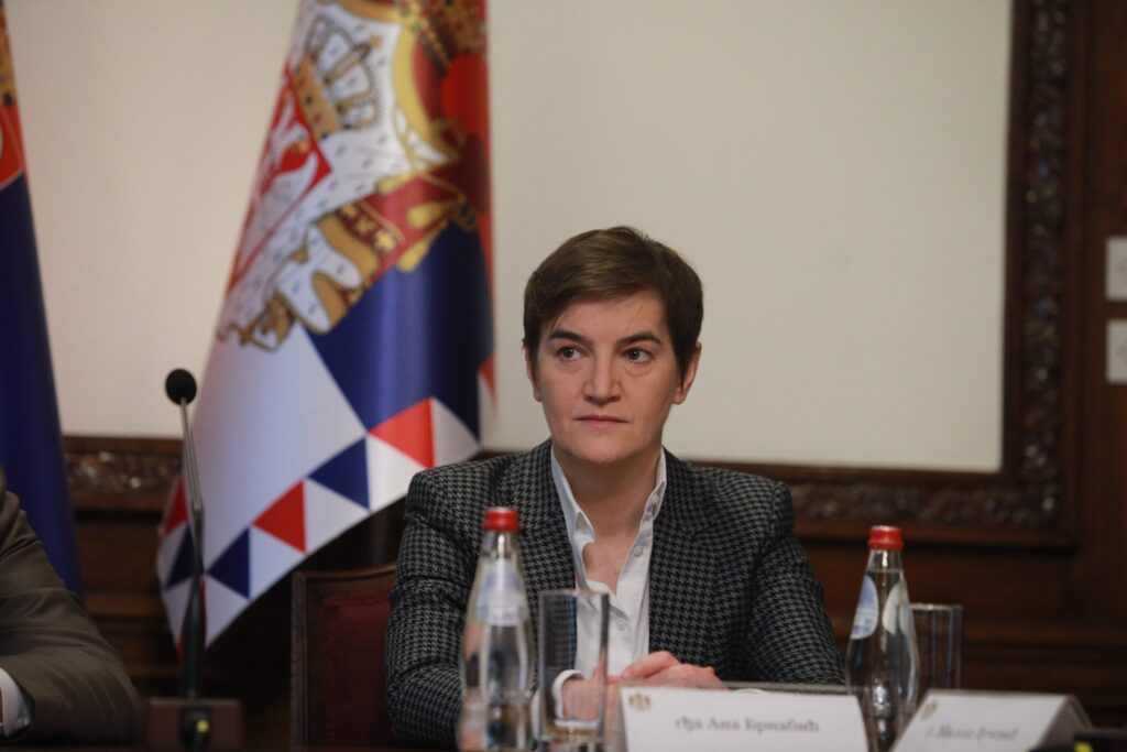 Serbian Prime Minister Ana Brnabic