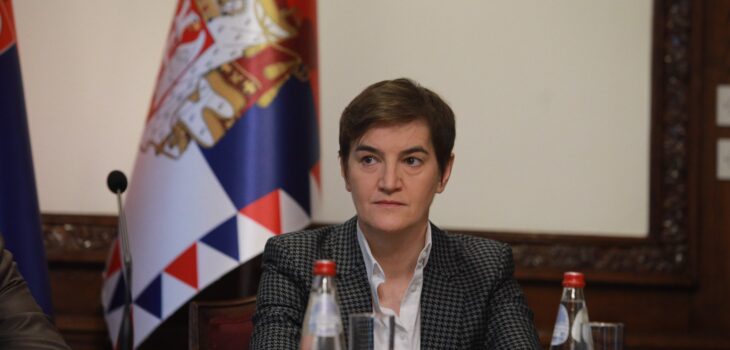 Serbian Prime Minister Ana Brnabic