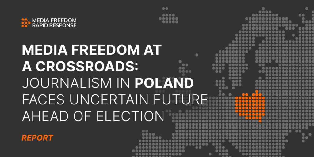 The Media Freedom Rapid Response today issued its report “Media Freedom at a crossroads: Journalism in Poland faces uncertain future ahead of election” following its mission to Warsaw on 11 – 13 September.