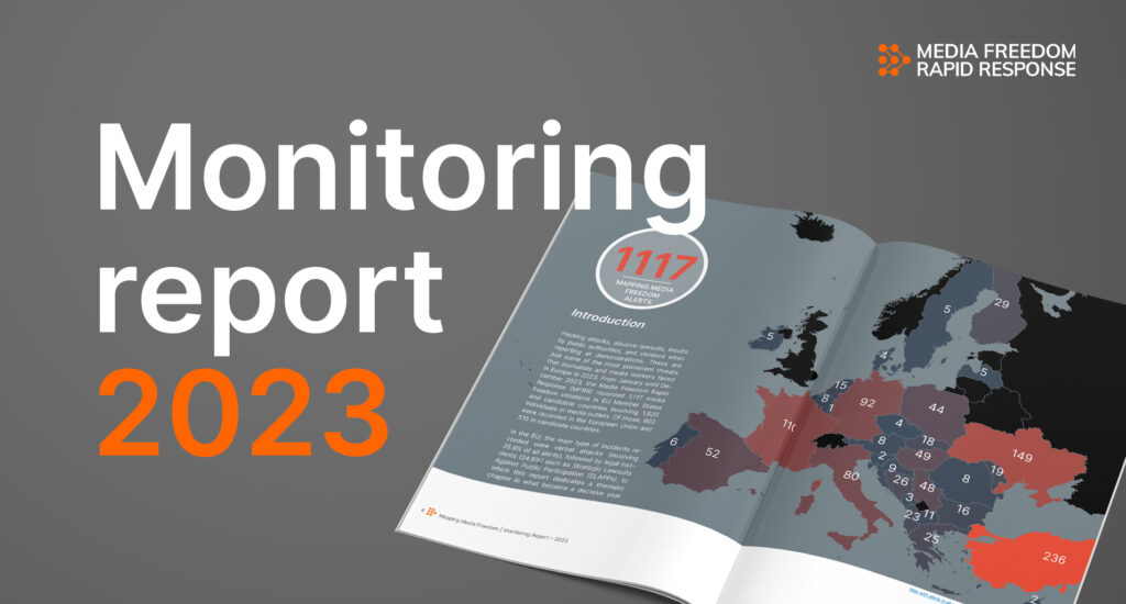 The partners from the MFRR consortium today publish the latest edition of its Monitoring Report which documents press freedom violations from January to December 2023.