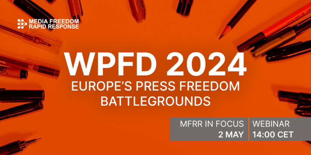 Join our webinar on World Press Freedom Day 2024. Explore Europe's press freedom challenges ahead of the crucial election season and learn about rising threats and the support independent media need.