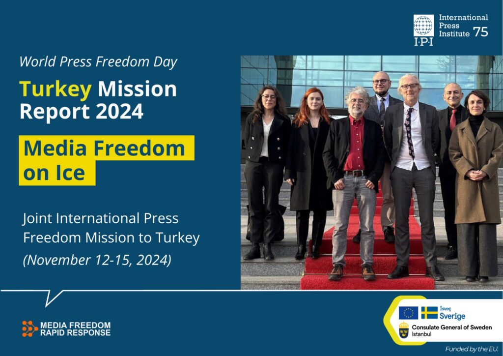 On World Press Freedom Day, the International Press Institute (IPI), European Centre for Press and Media Freedom (ECPMF) and Committee to Protect Journalists (CPJ) urge Turkish authorities to cease all attacks against journalists and protect press freedom amid a severe media crackdown.