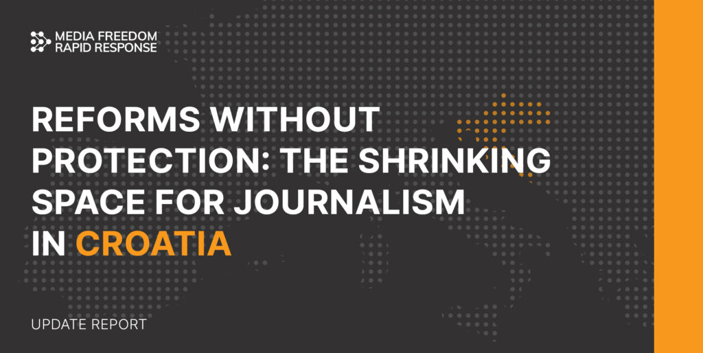 A new MFRR report reveals a shrinking space for journalism in Croatia despite partial reforms. Ongoing SLAPPs, media capture, and political pressure undermine press freedom.
