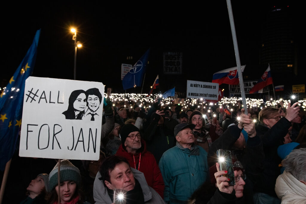 Ahead of the eighth anniversary of the murder of Slovak investigative journalist Ján Kuciak and his fiancée, Martina Kušnírová, the undersigned partner organisations of the Media Freedom Rapid Response (MFRR) renew our call for full justice for their brutal killing.