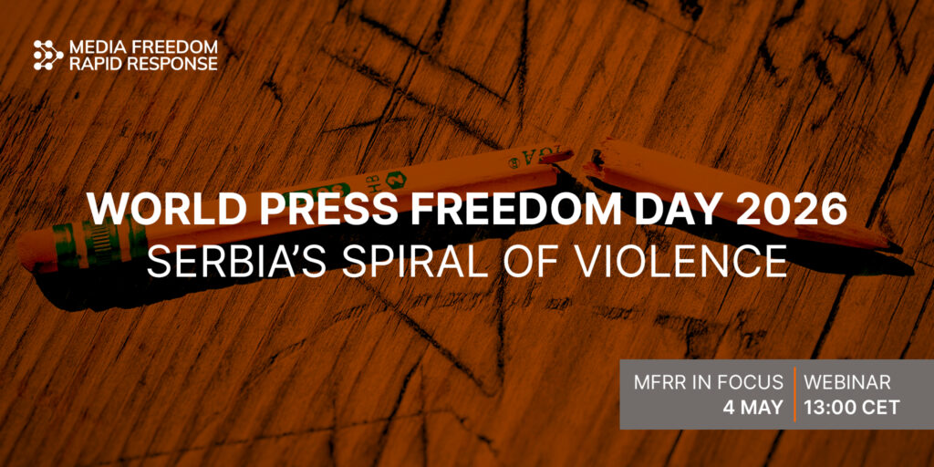 Join our WPFD 2026 webinar on Serbia’s media freedom crisis. Experts examine rising violence against journalists and the EU’s role in addressing impunity and systemic failures.